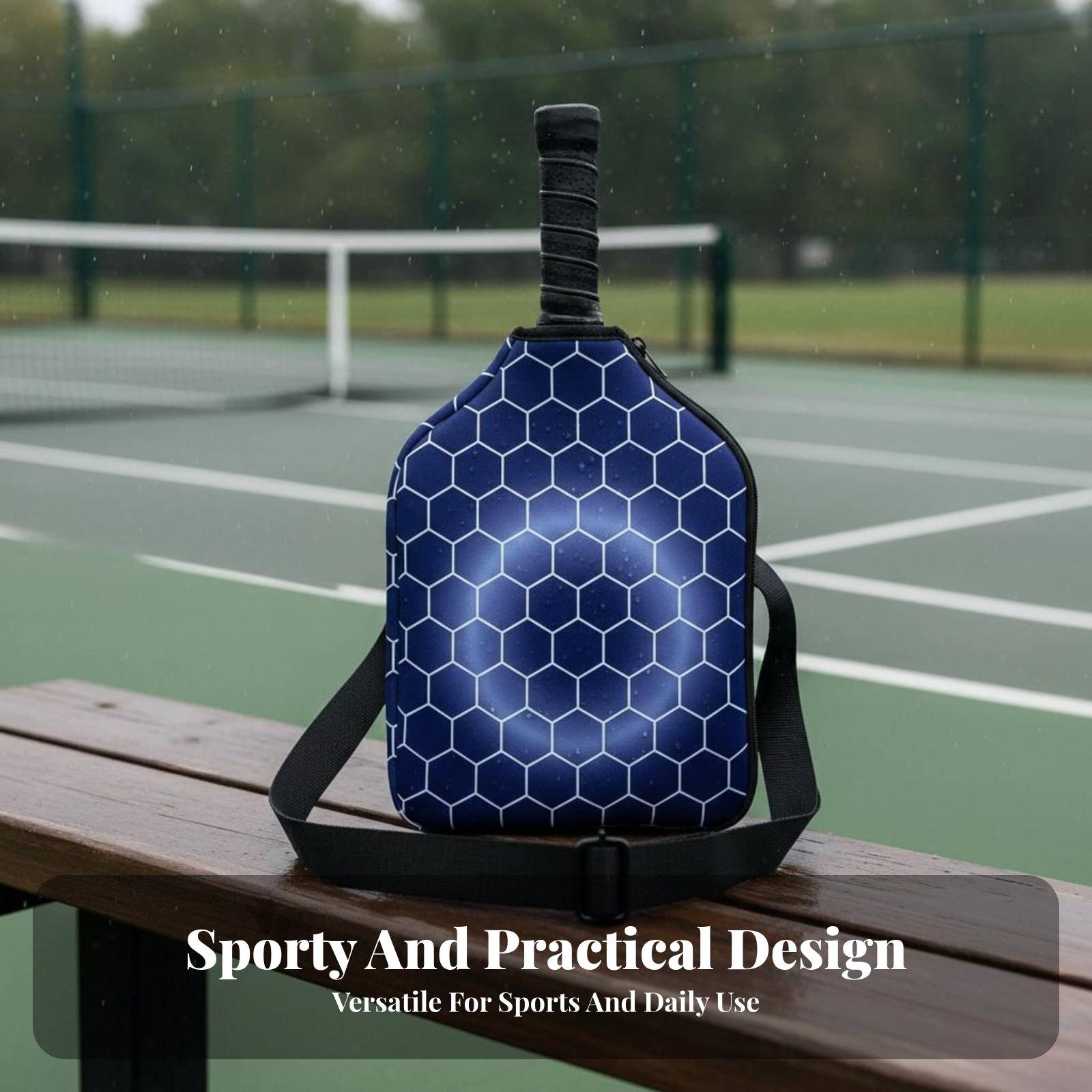 Racket Cover Bag - Sportieve neopreen pickleball racket hoes, draagtas