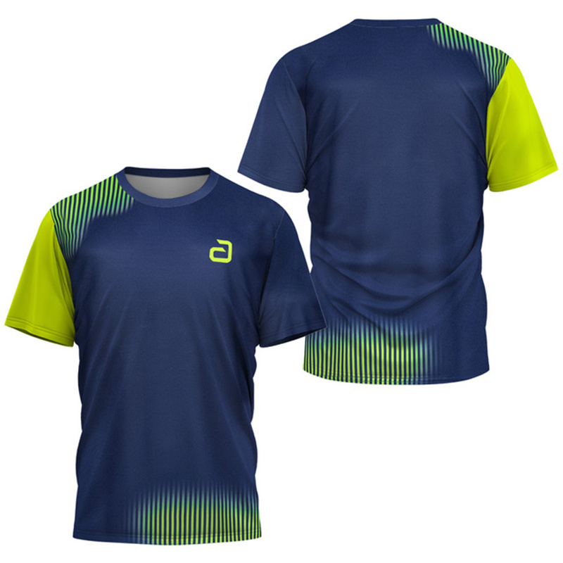 Badminton Smash - Heren Tafeltennis T-shirt Onderstroompatroon Heren Zomer