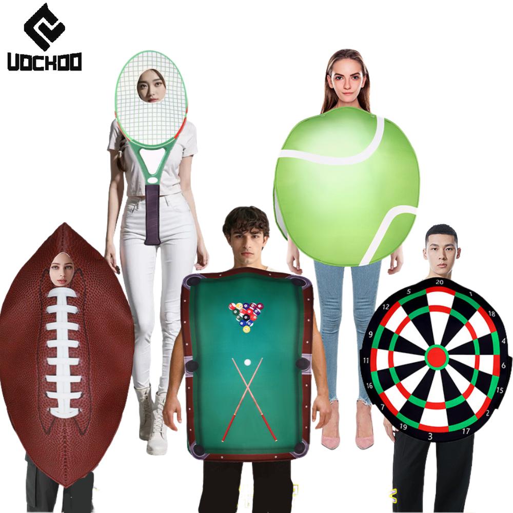 Badminton Europe - Halloween Rugby Tops Grappige Sport Ontmoet