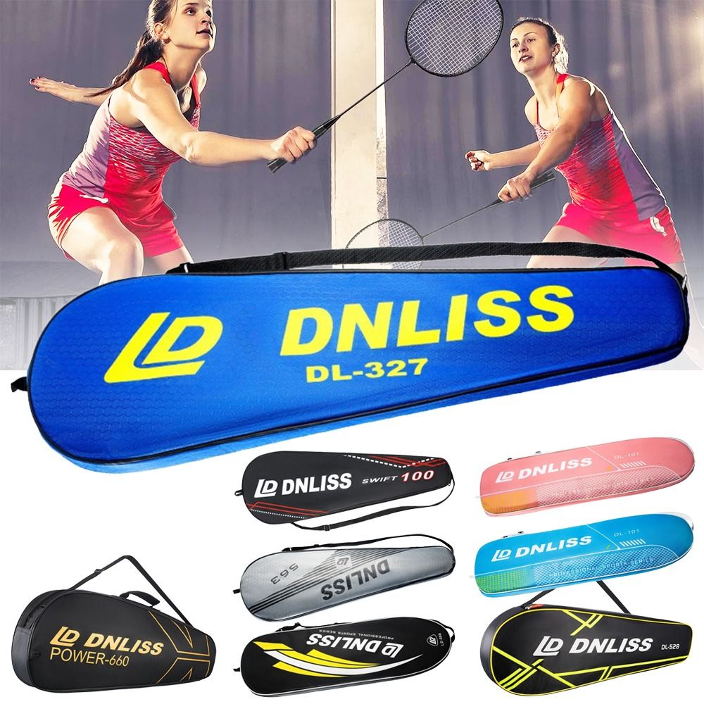 Racket Cover Bag - Beschermhoes Dikke badmintonrackettas Oxford draagbaar racket