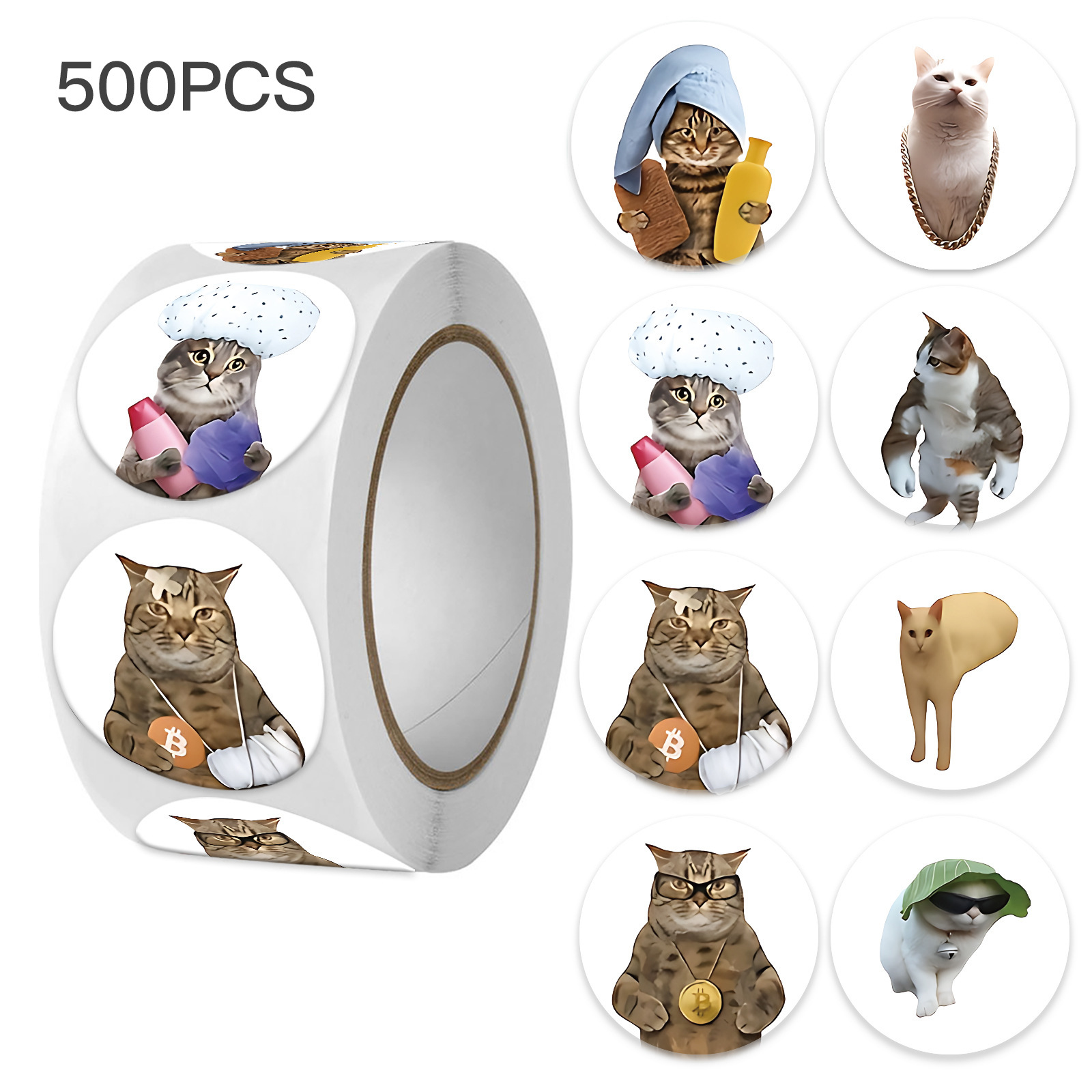Badminton Meme - 100-500 stuks grappige kat graffiti emotie