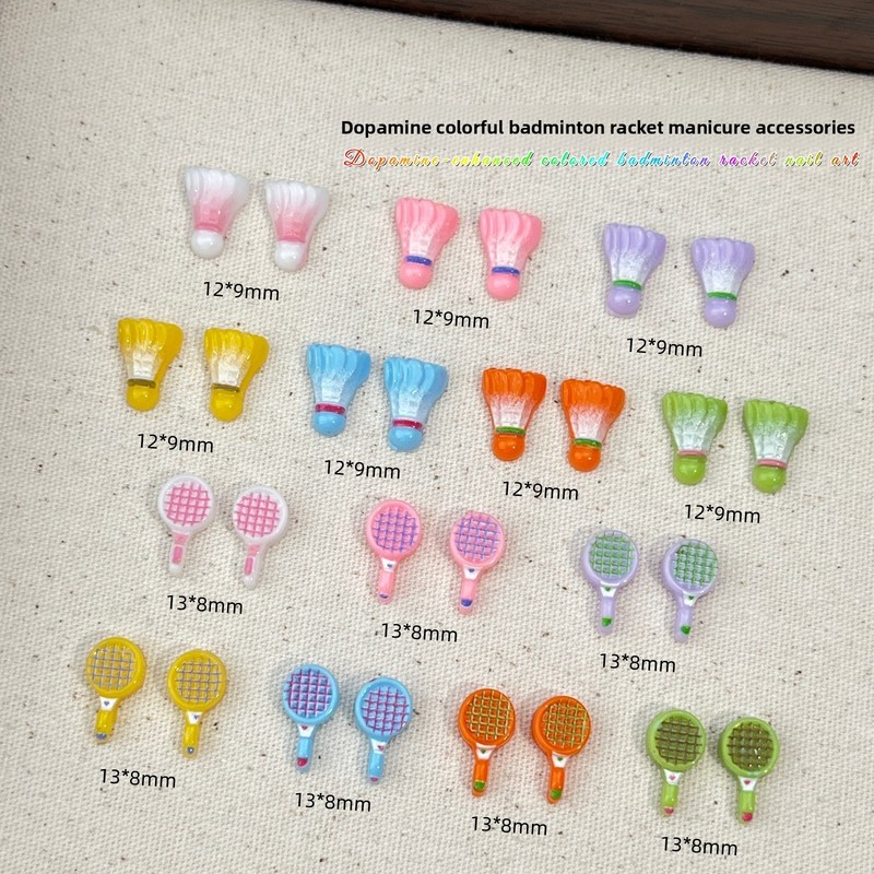 Badminton Minion - 20 stuks 3D mini cartoon gesimuleerde
