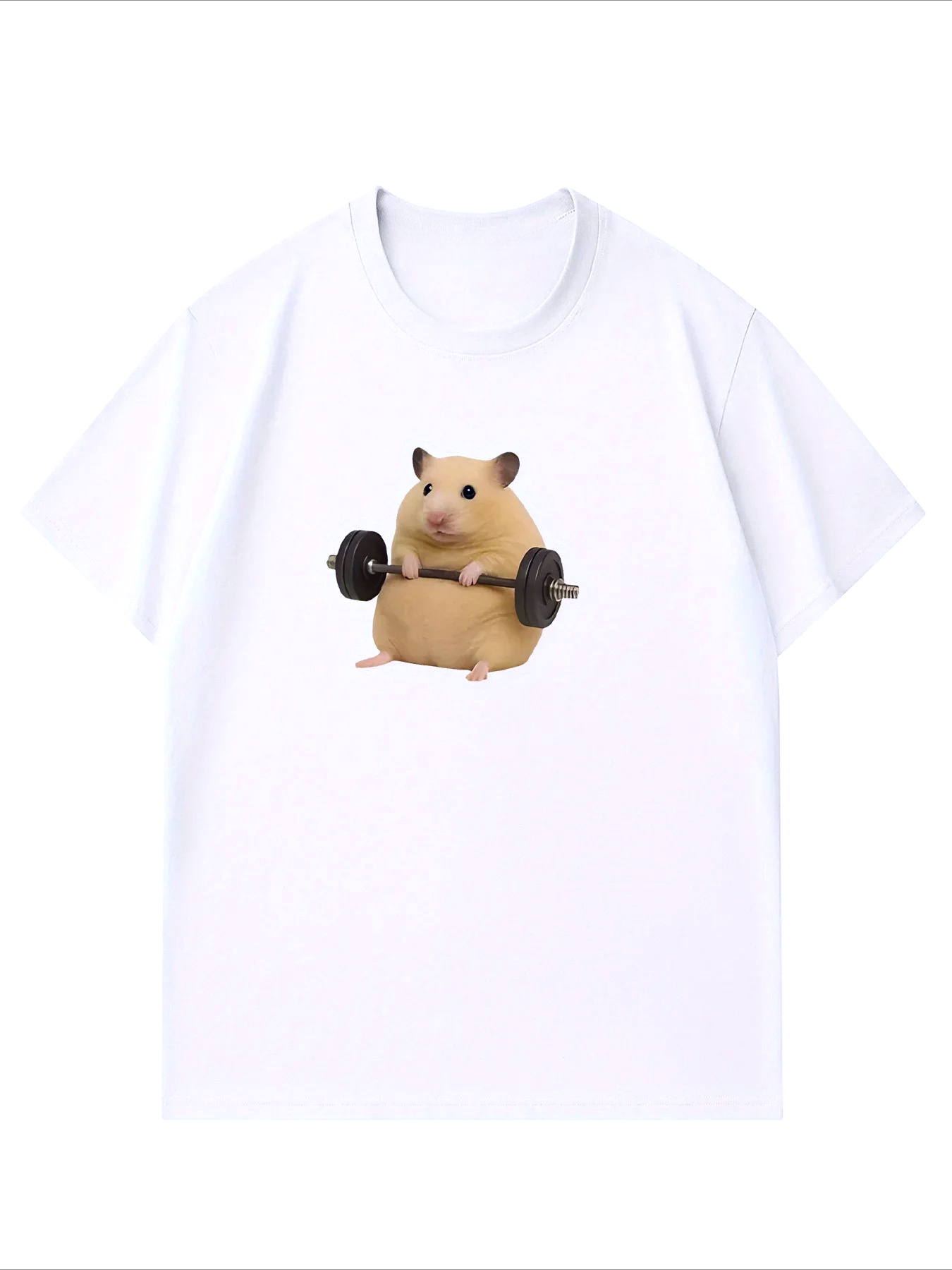 Badminton Meme - Plus Size Dames Lichtgroen Hamster Gewichten