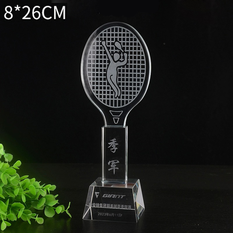 Badminton Europe - Aangepaste Crystal Trophy Badminton Tennis Competitie