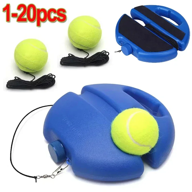 Badminton Smash - Professionele tennistrainingspartner Rebound-oefenbal met 4m elastische