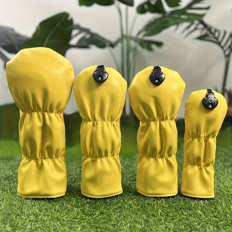 Gele golfbeschermhoes, ontwerp - Badminton Club recensie en prijs