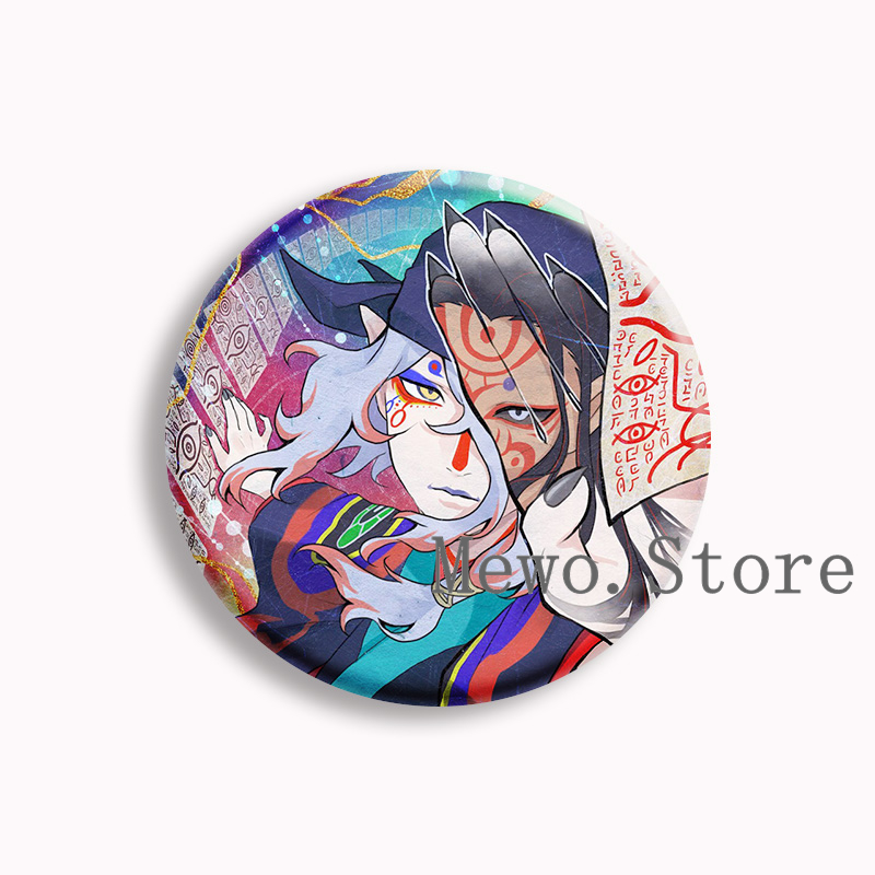Mononoke Anime Zachte Knop Pin - Badminton Meme recensie en prijs
