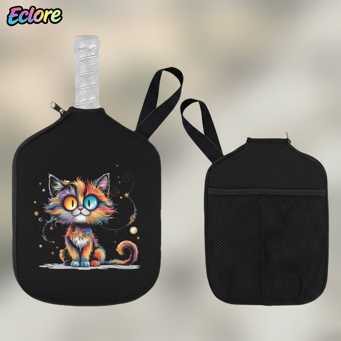 Galaxy Star Cat Pickleball Pad - Racket Cover Bag recensie en prijs