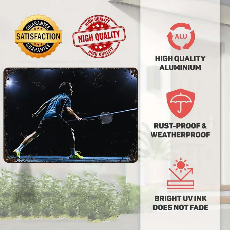 Badmintonspeler in actie 3D te - Badminton Europe recensie en prijs